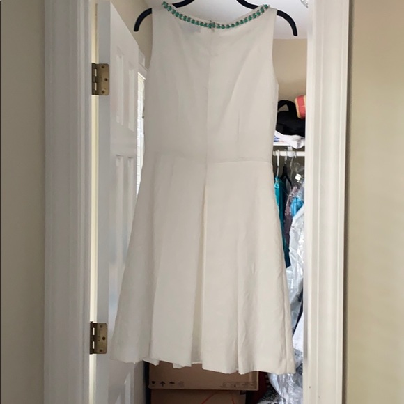 Never been worn white dress with beads! - Picture 2 of 2